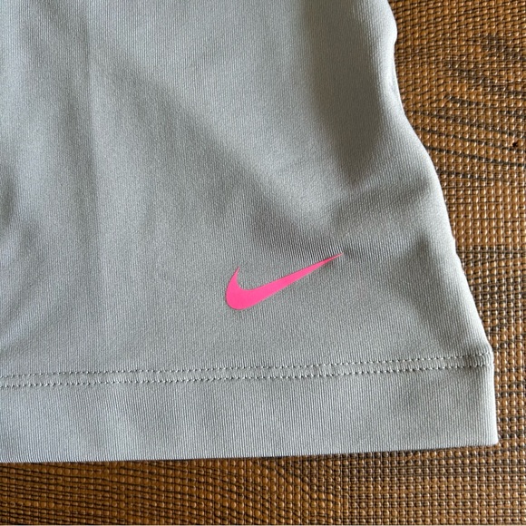 Like New! | Nike | Grey Stripe Wider Sleeveless Polo | Size S - Picture 5 of 7